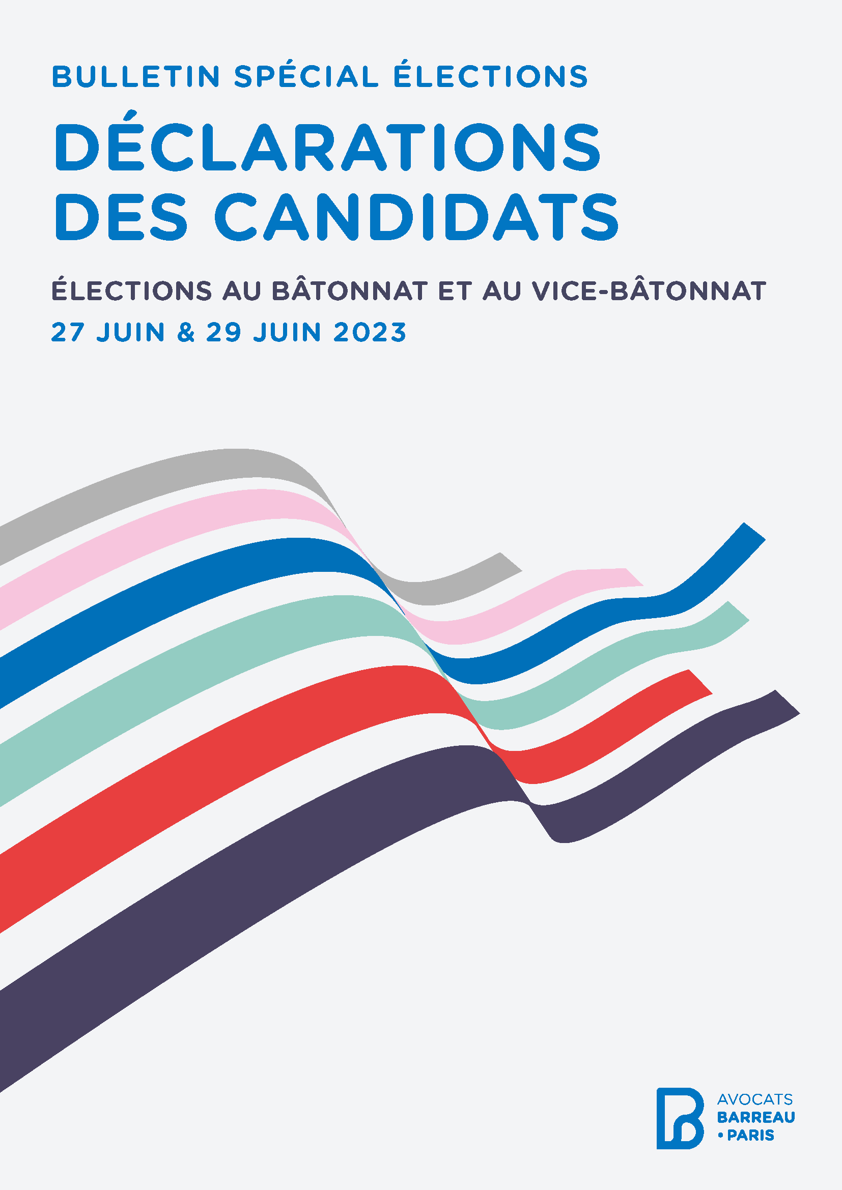 Livret candidatures 1er tour - Election Europe
